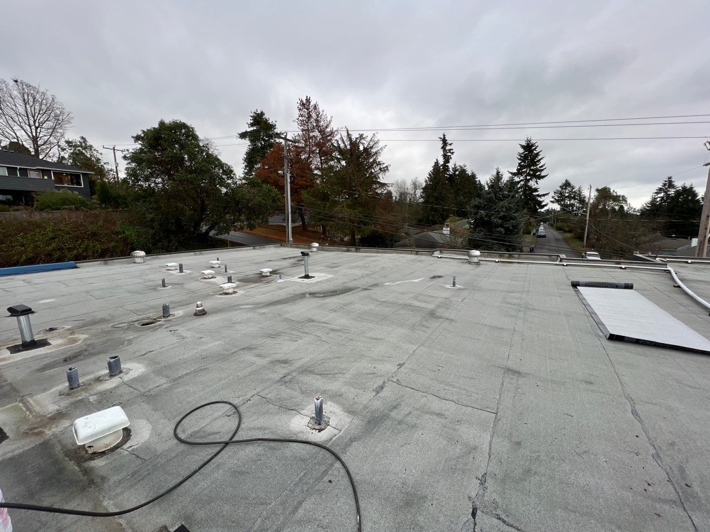 Commercial Roof completed with maintenance done