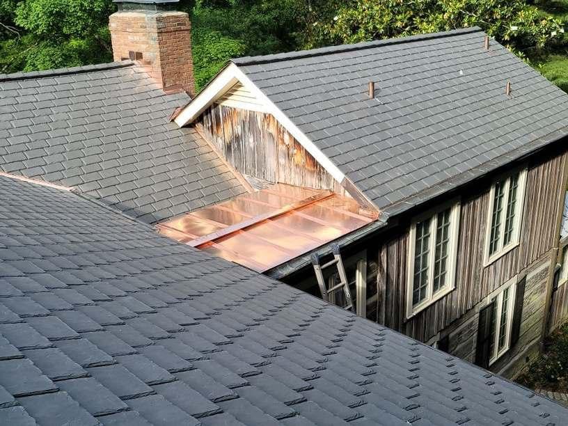 Synthetic roofing ma