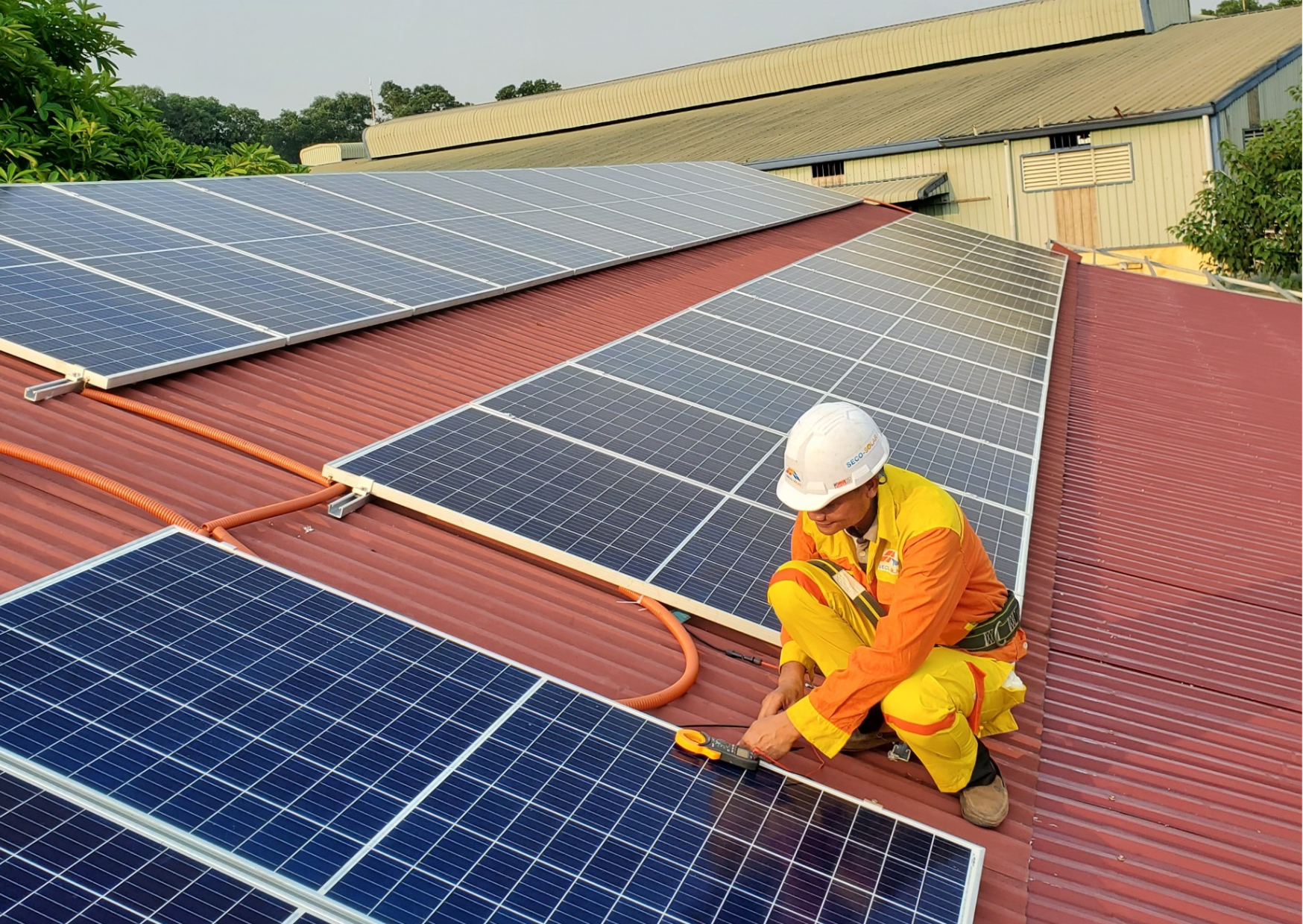 Solar Panels on the Roof